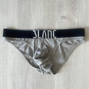 Blanc mens stretch cotton briefs.  Worn.